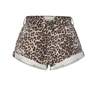 One Teaspoon ANIMAL BANDITS MID WAIST DENIM SHORT size 26